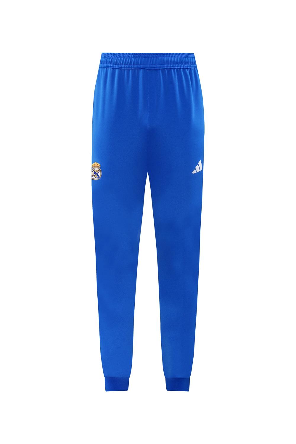 24/25 Real Madrid White Full Zipper Jacket +Long Pants