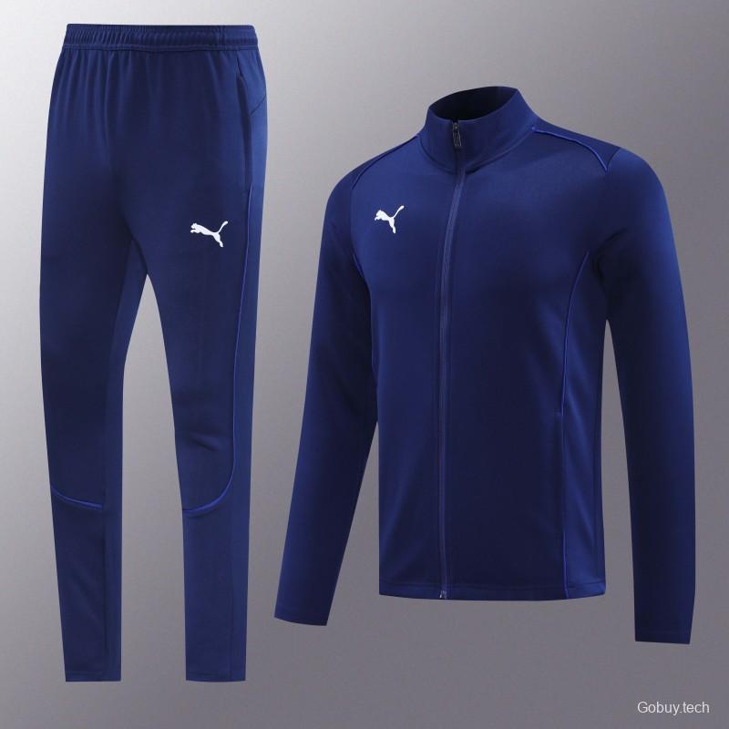 24/25 Puma Navy Full Zipper Jacket +Long Pants