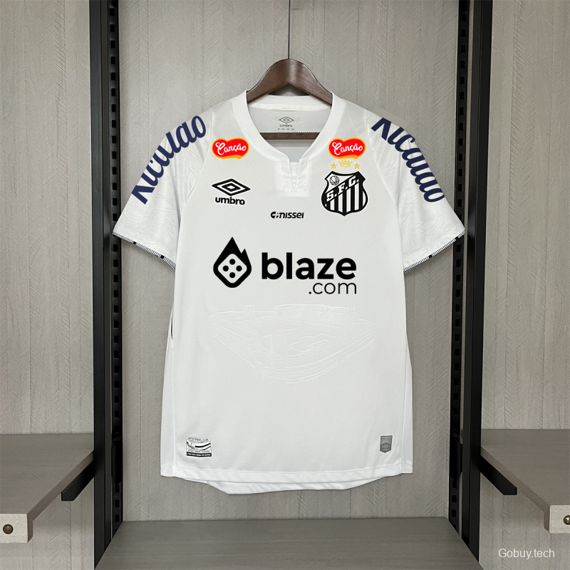 24/25 Santos &amp; Neymar Home S-XXXXL Jersey
