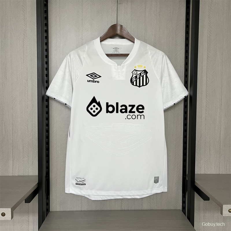 24/25 Santos &amp; Neymar Home S-XXXXL Jersey