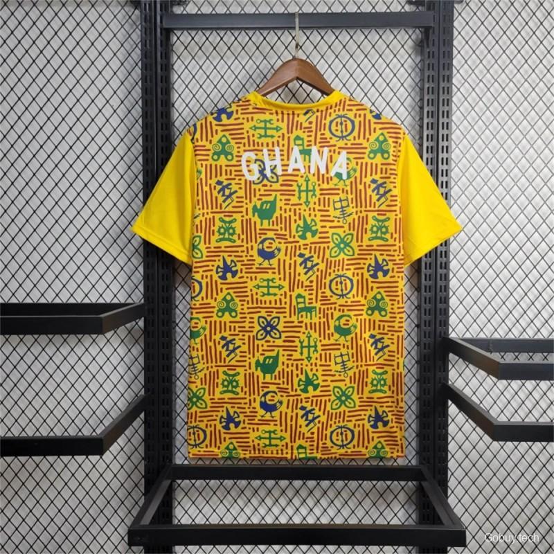 2024 Ghana Yellow Training Jersey