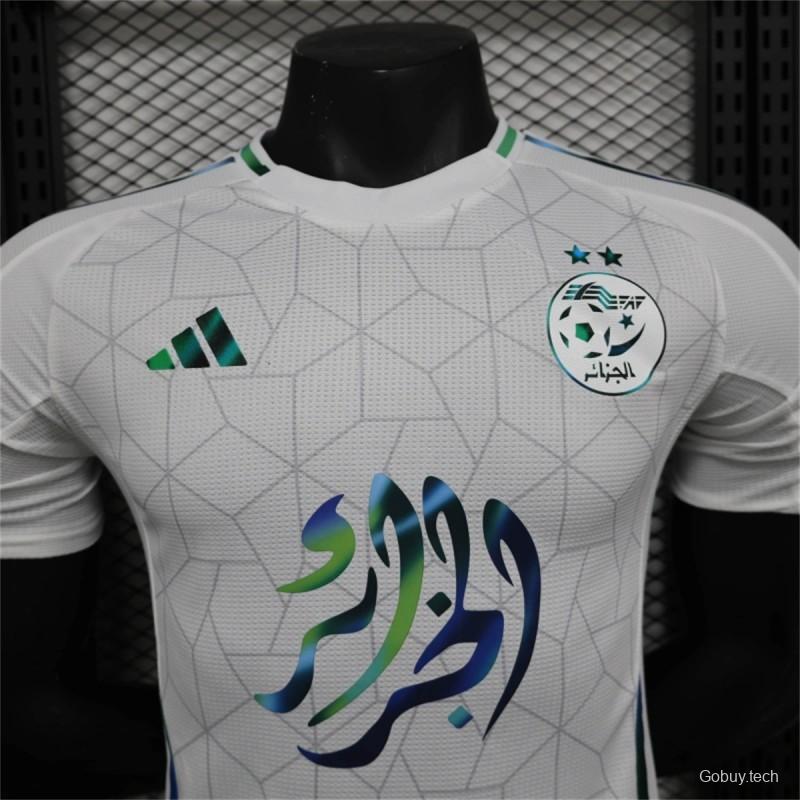 2024 Player Version Algeria National WHITE Special Jersey