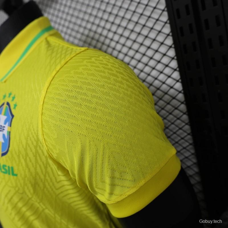 25/26 Player Version Brazil POLO Yellow Jersey