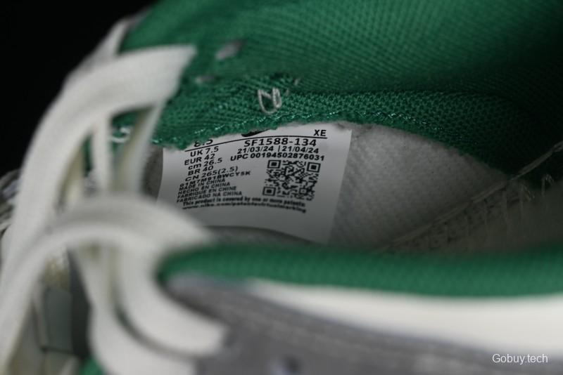 Nike SB Dunk Low Gucci Collaboration - Double G Grey Green Swoosh Anniversary Custom Low-Top Casual Skate Shoes - SF1588-134