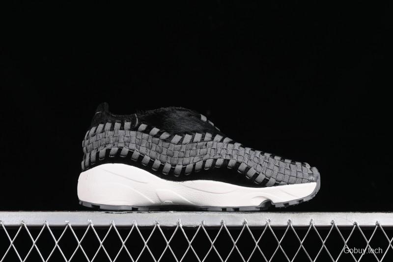 Nike Air Footscape Woven Asymmetrical Weave Slip-Resistant Low-Top Lifestyle Sneakers - FB1959-001