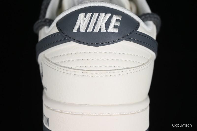 Nike SB Dunk Low LV Collaboration - Straps Lamborghini Off White Dark Grey Swoosh Anniversary High-End Custom Low-Top Casual Sneakers - SJ2068-262