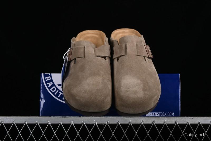 Birkenstock Arizona Soft Footbed Sandals with Suede Leather and Lambswool Lining - G.D4