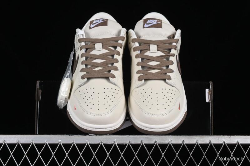 Nike Supreme x SB Dunk Low Collaboration - Military Green Anniversary High-End Custom Low-Top Casual Skate Shoes - XD1688-001