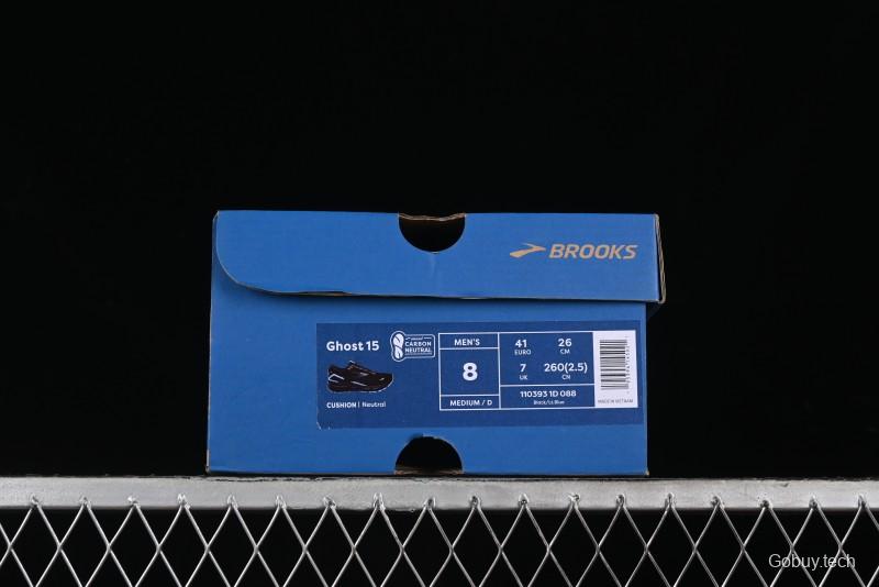 Brooks Ghost 15 Low-Cut Breathable Cushioned Support Running Shoes - 1103931D088