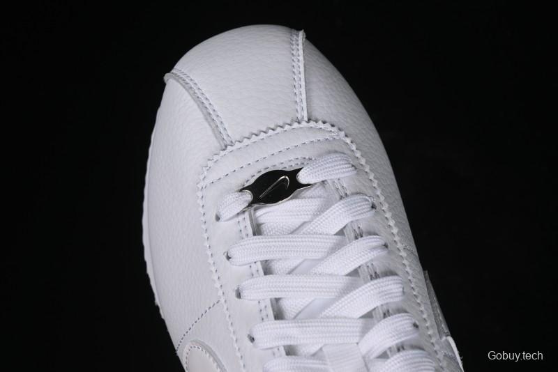 Nike Classic Cortez Leather Retro Running Shoes - FB6877-100