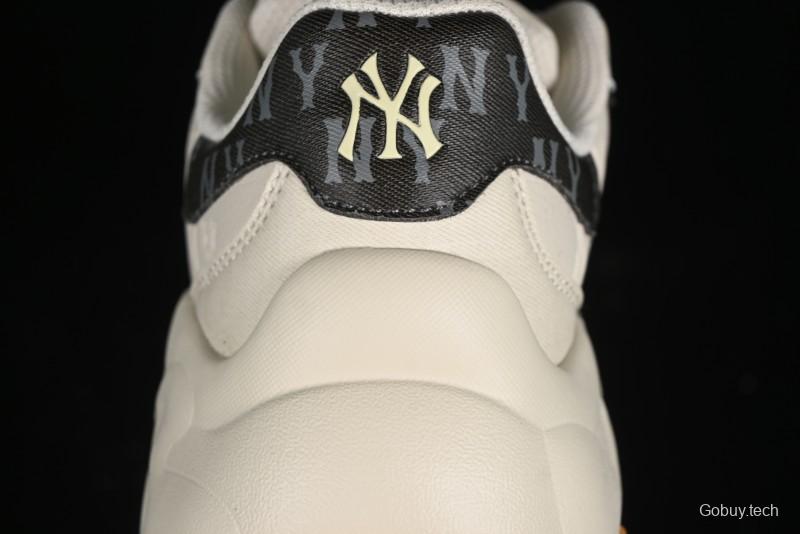 New York Yankees MLB Bigball Chunky Embo Monogram Thick Sole Sandals - 3ASHBEM4N50IVS