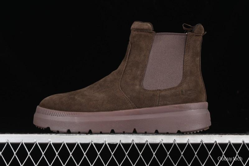 UGG Burleigh Chelsea Winter Boots for Men with Lightweight Anti-Slip Sole and Genuine Wool Leather - 1152050