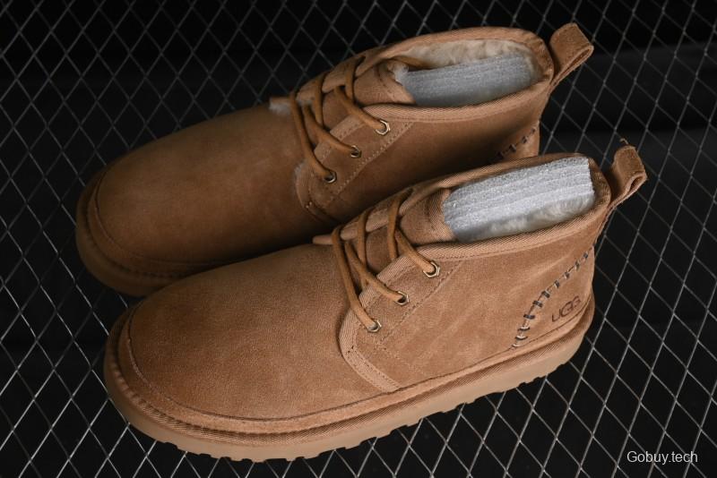 UGG Neumel Moc Ankle Boots in Chestnut Suede with Premium Comfort - 1153631