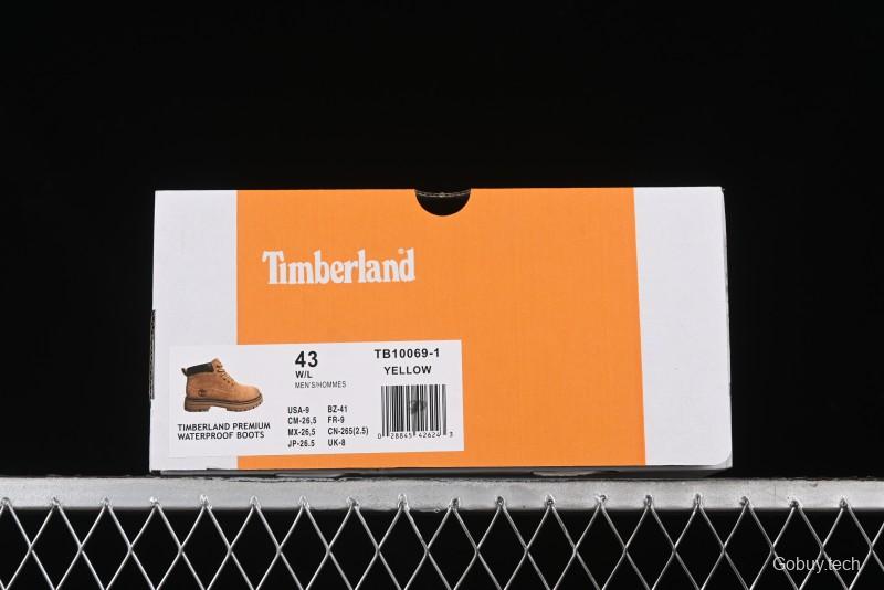 Timberland Classic Mid Waterproof Insulated Boot with Premium Suede Leather - TB10069-1YELLOW