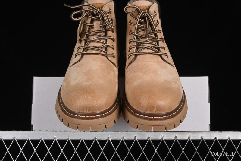 Timberland Outdoor Insulated Mid-Top Casual Tan Boots - TB10069-1BEIGE