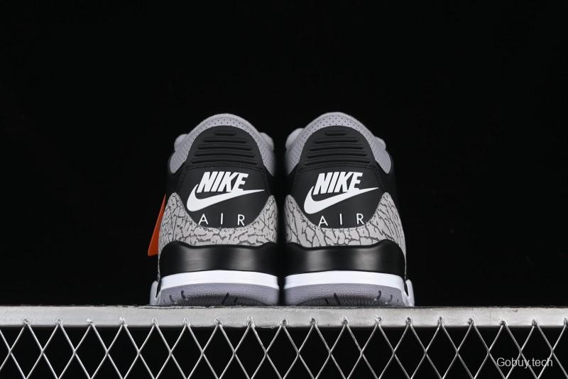 Nike Air Jordan 3 Retro "Black Cement" Basketball Shoes - DN3707-010