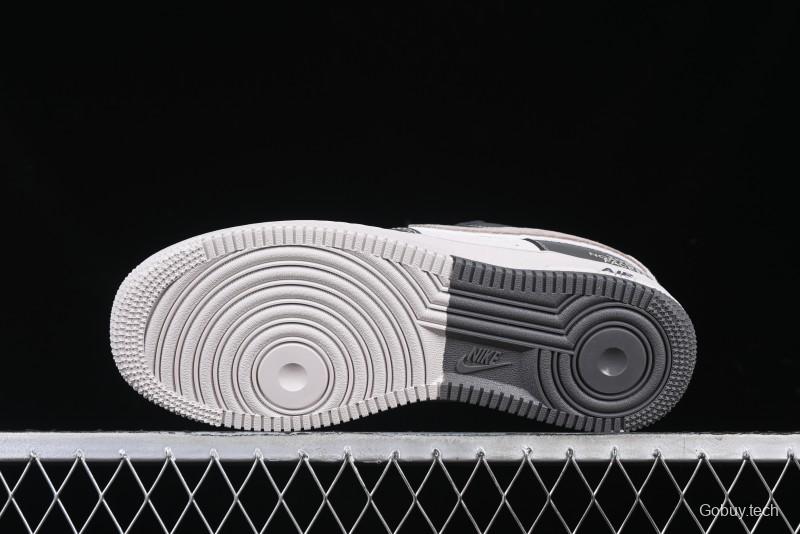 Nike Air Force 1 '07 Low North Face Collaboration Light Grey Two-Tone Low-Top Casual Sneakers - DM6688-046