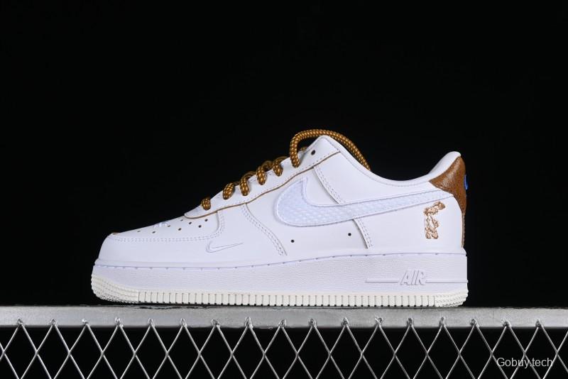 Nike Air Force 1 '07 Low Casual Sneakers with Full-Length Air Cushion - HF5716-111
