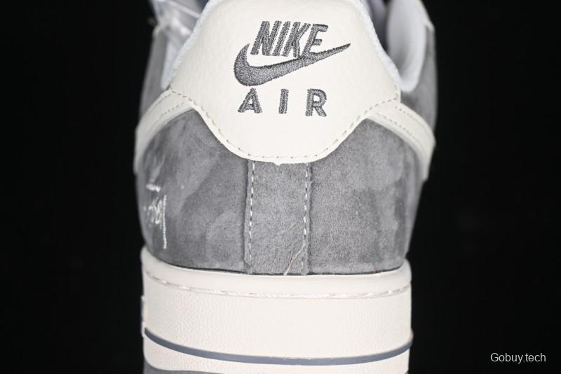 Nike Air Force 1 '07 Low Stussy Minimalist Grey Low-Top Casual Sneakers - XZ6188-672
