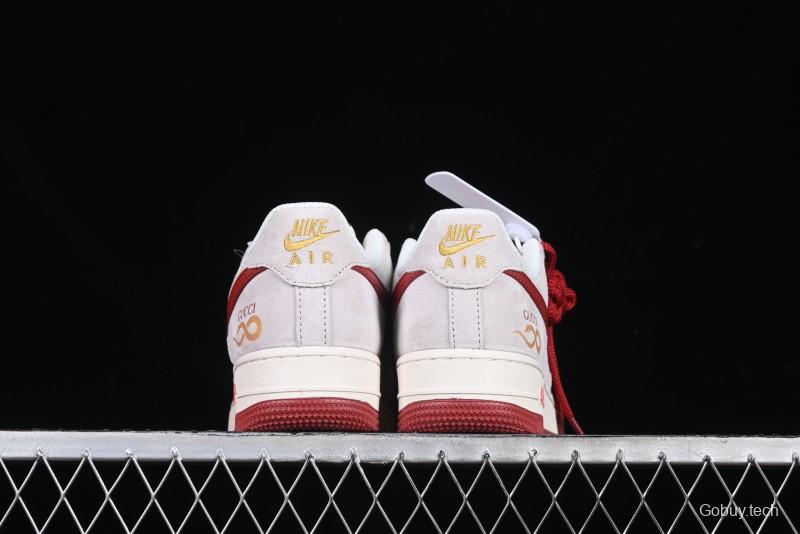 Nike Air Force 1 '07 Low Gucci Collaboration Year of the Snake Limited Edition Red Snake Sneakers - XZ6188-020