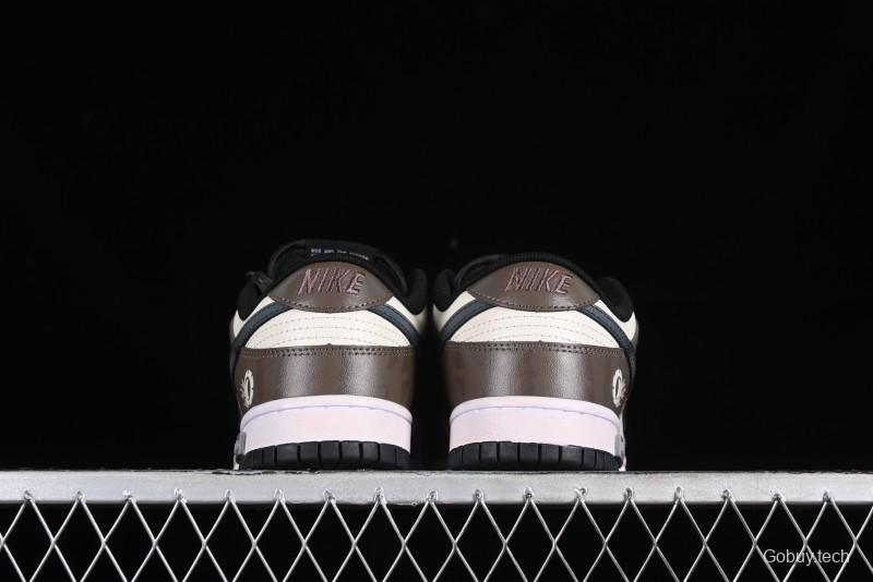 Nike Dunk Low Panda Prank Street Racing Electro Rust Distressed SB Strap Low-Top Casual Sneakers - DD1391-100