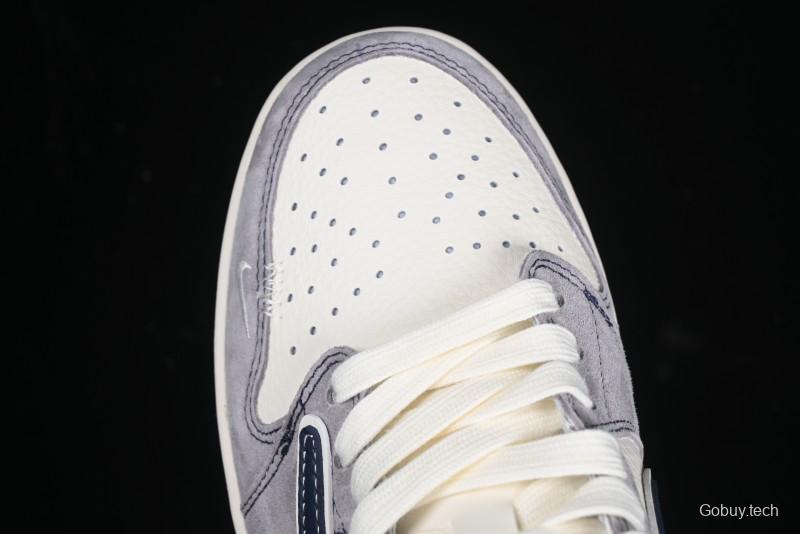Nike Travis Scott x Fragment Design x Air Jordan 1 Low OG SP AJ1 Supreme Collaboration Sneakers - DM9288-006