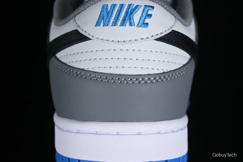 Nike Dunk Low SB Skateboarding Shoes in White Blue Grey - FB9109-001