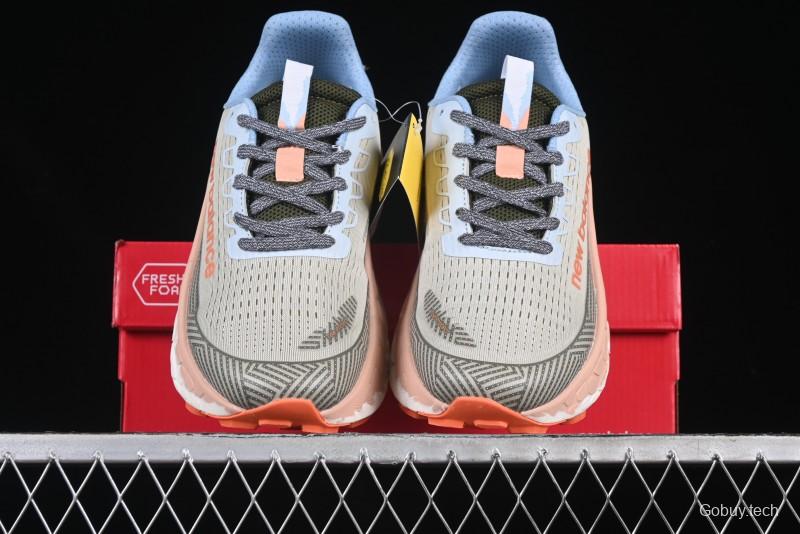 New Balance Fresh Foam X More V3TDS Low-Top Running Shoes with Durable Slip-Resistant Outsole - MTMORUG3