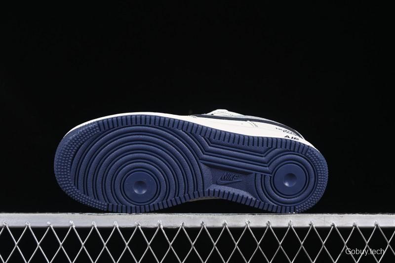 Nike Air Force 1 '07 Low The North Face x COMME des GARÇONS Navy Blue Line Casual Sneakers - HH7518-051