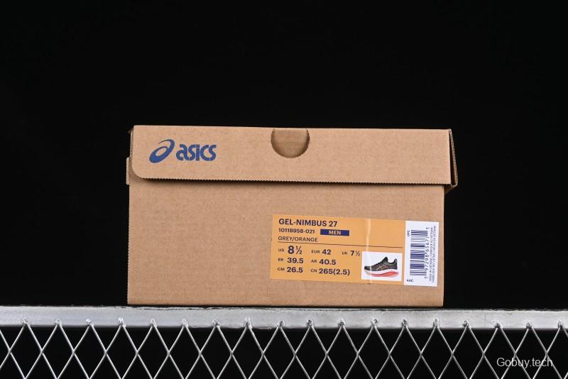 Asics Gel-Nimbus 27 Retro Breathable Casual Shoes with Cushioning for Men - 1011B958-021