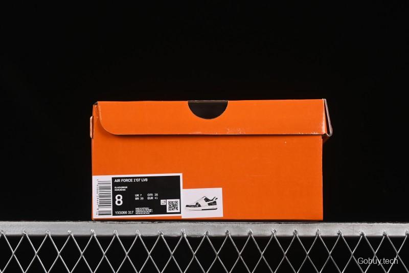 Nike Air Force 1 '07 Low LV Collaboration Double Print Denim Casual Sneakers - YX5066-317