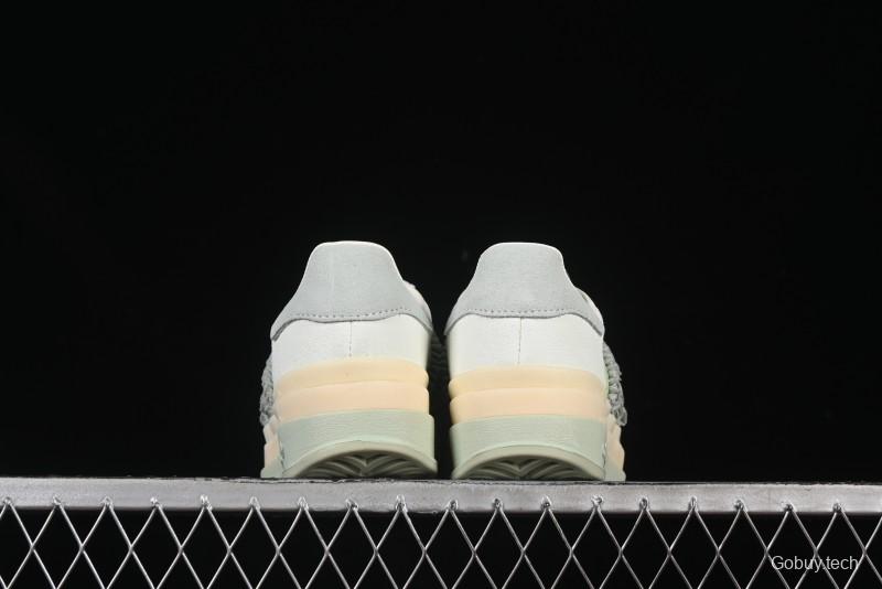 Adidas Originals Gazelle Bold JR8373 Collaboration Low-Top Sneakers with Thick Sole for Slip Resistance and Durability - JR8373