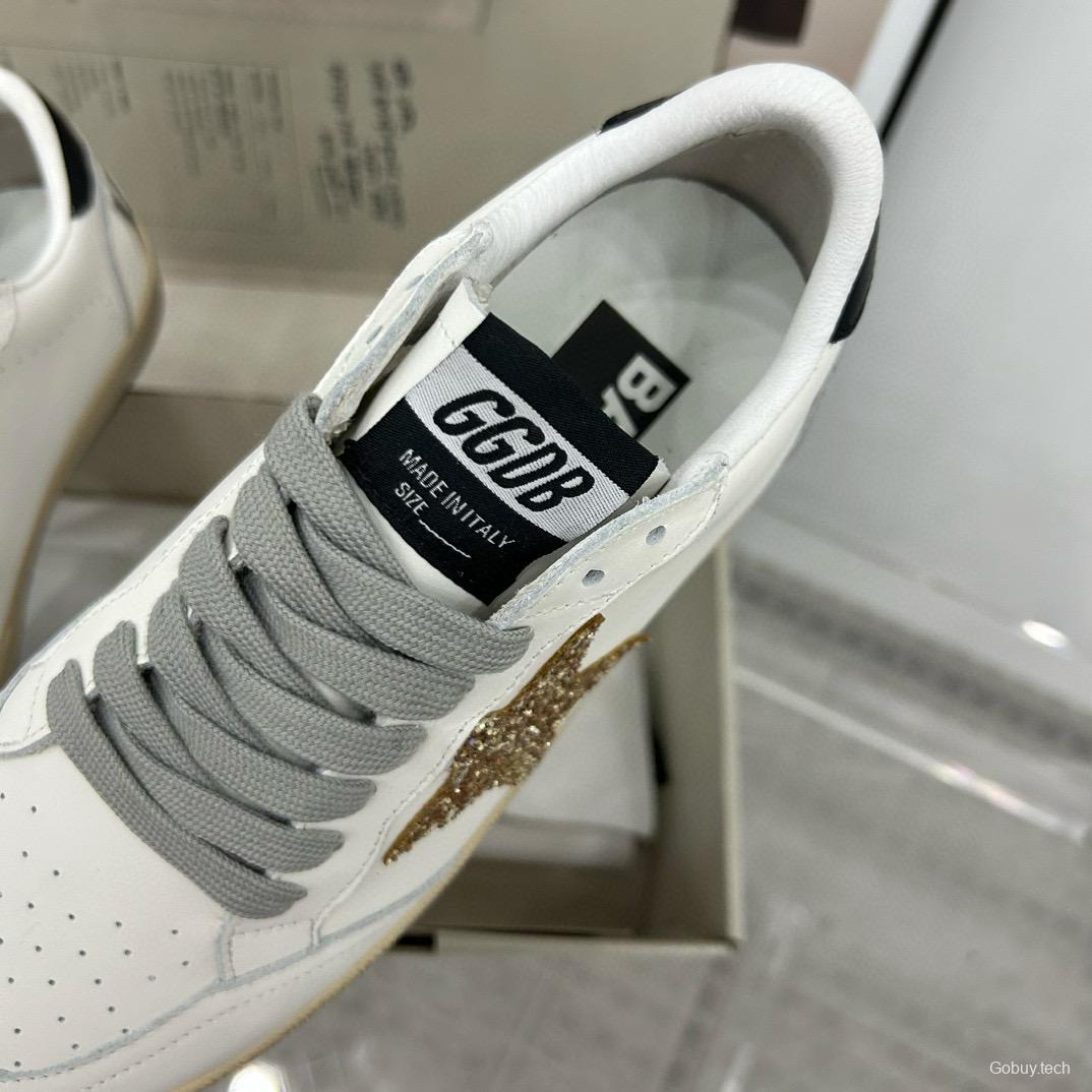 2024 Unisex GGDB White Gold Leather Sneakers MJ00260