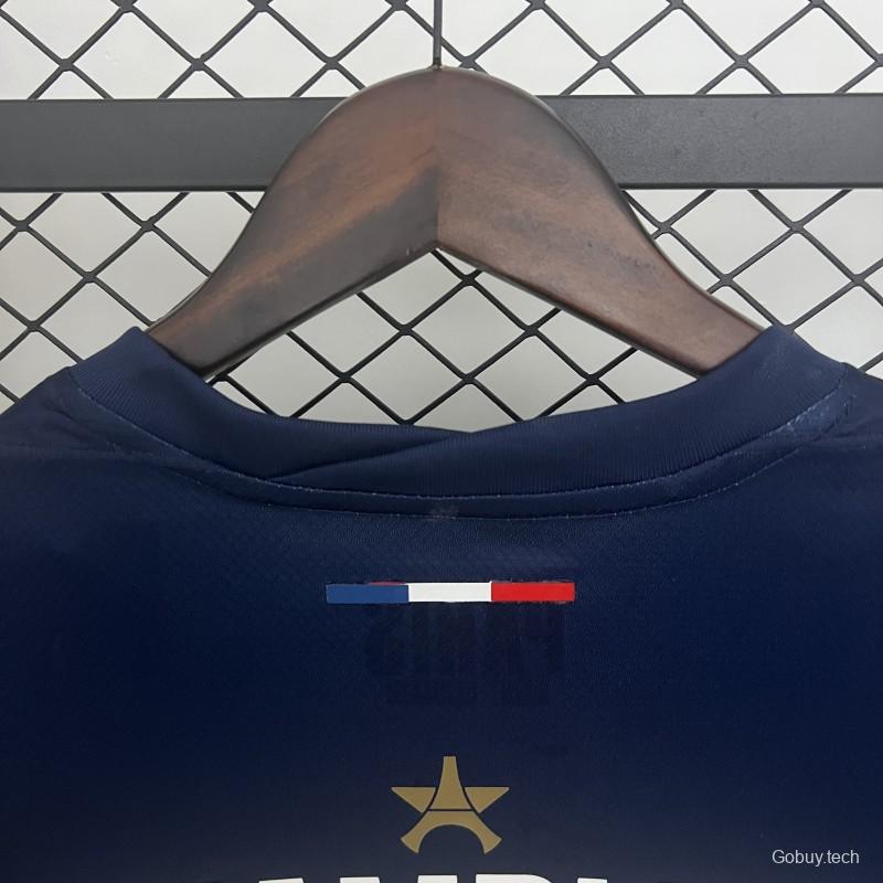 1 Star 24/25 PSG Home Jersey With 25 Champions Printing