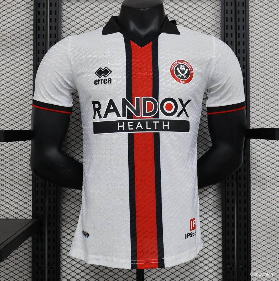 Player Version 23/24 Sheffield United Away White Jersey