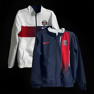 23/24 PSG Navy/White Reversible Full Zipper Jacket