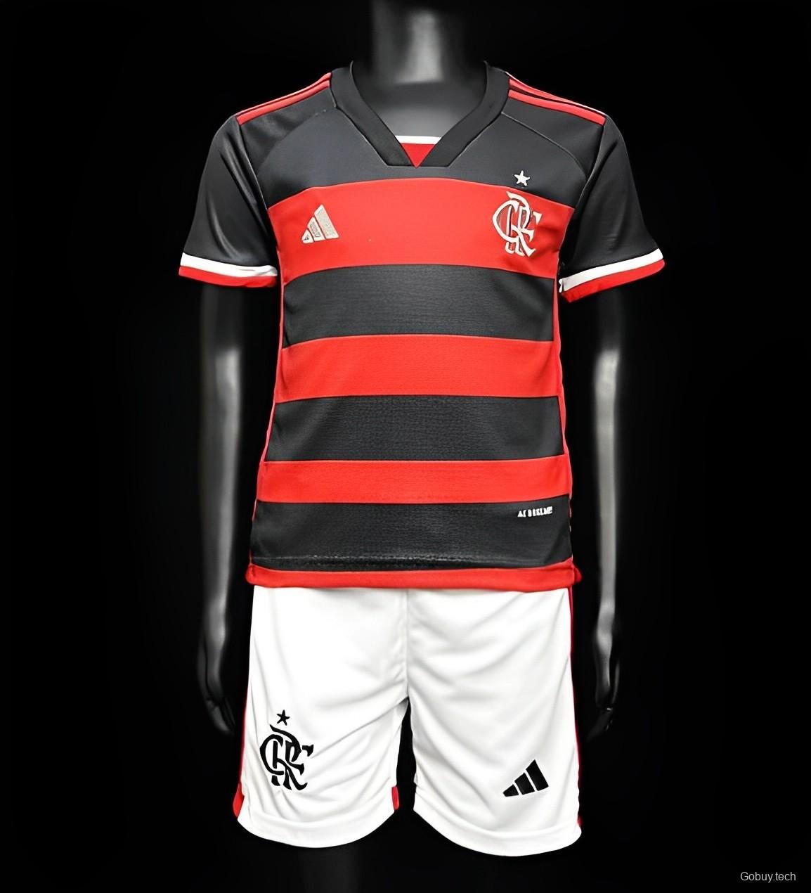 23/24 Kids Flamengo Home Jersey