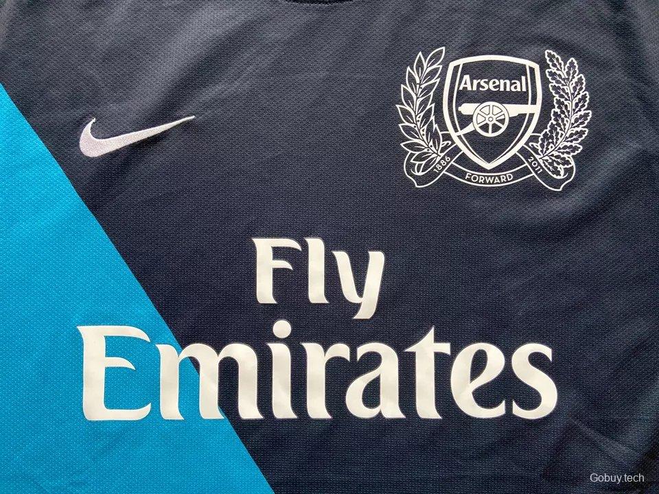 Retro 11/12 Arsenal Away Blue Jersey