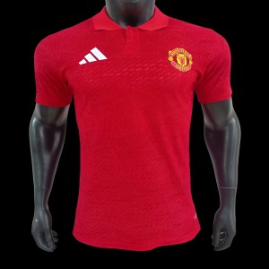 Player Version 24/25 Manchester United Red Polo Jersey