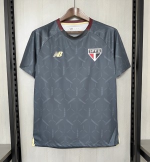 25/26 Sao Paulo Training Jersey Grey Jersey S-XXXXL