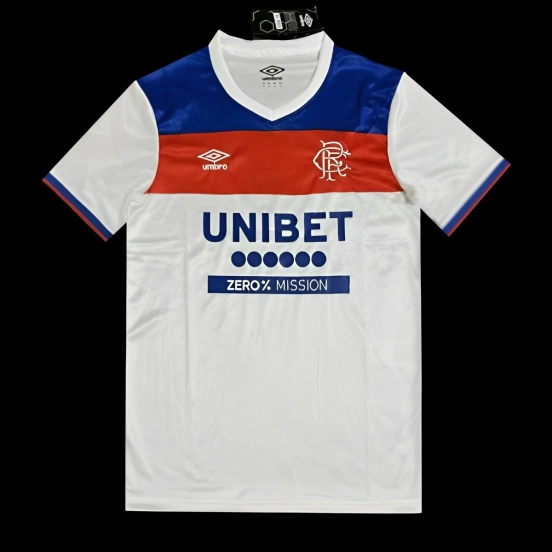 25/26 Glasgow Rangers Away White Jersey